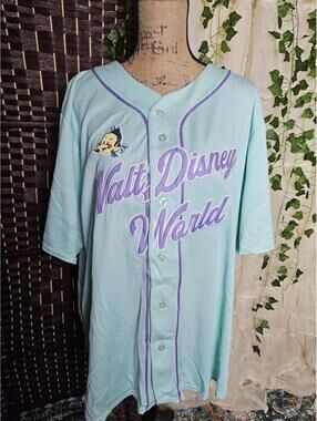Disney Ariel Jersey XL Little Mermaid Baseball Shirt Walt Disney World NWT